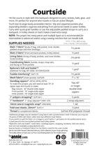 Load image into Gallery viewer, Courtside Pattern ByAnnie