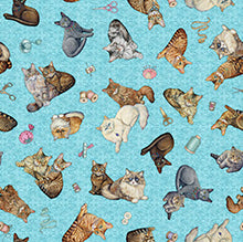 Load image into Gallery viewer, Quilt Room Kitties Cat Toss 30379-Q