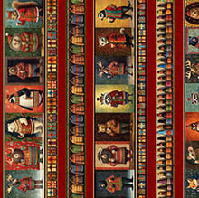 Load image into Gallery viewer, Christmas Party Animals - Party Animal Stripe 30403-X