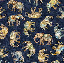 Load image into Gallery viewer, Kindred Spirits Tossed Elephants 30673-N