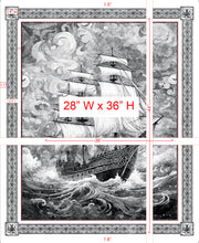 Load image into Gallery viewer, Ocean Blues Ship Panel 30854-K Show
