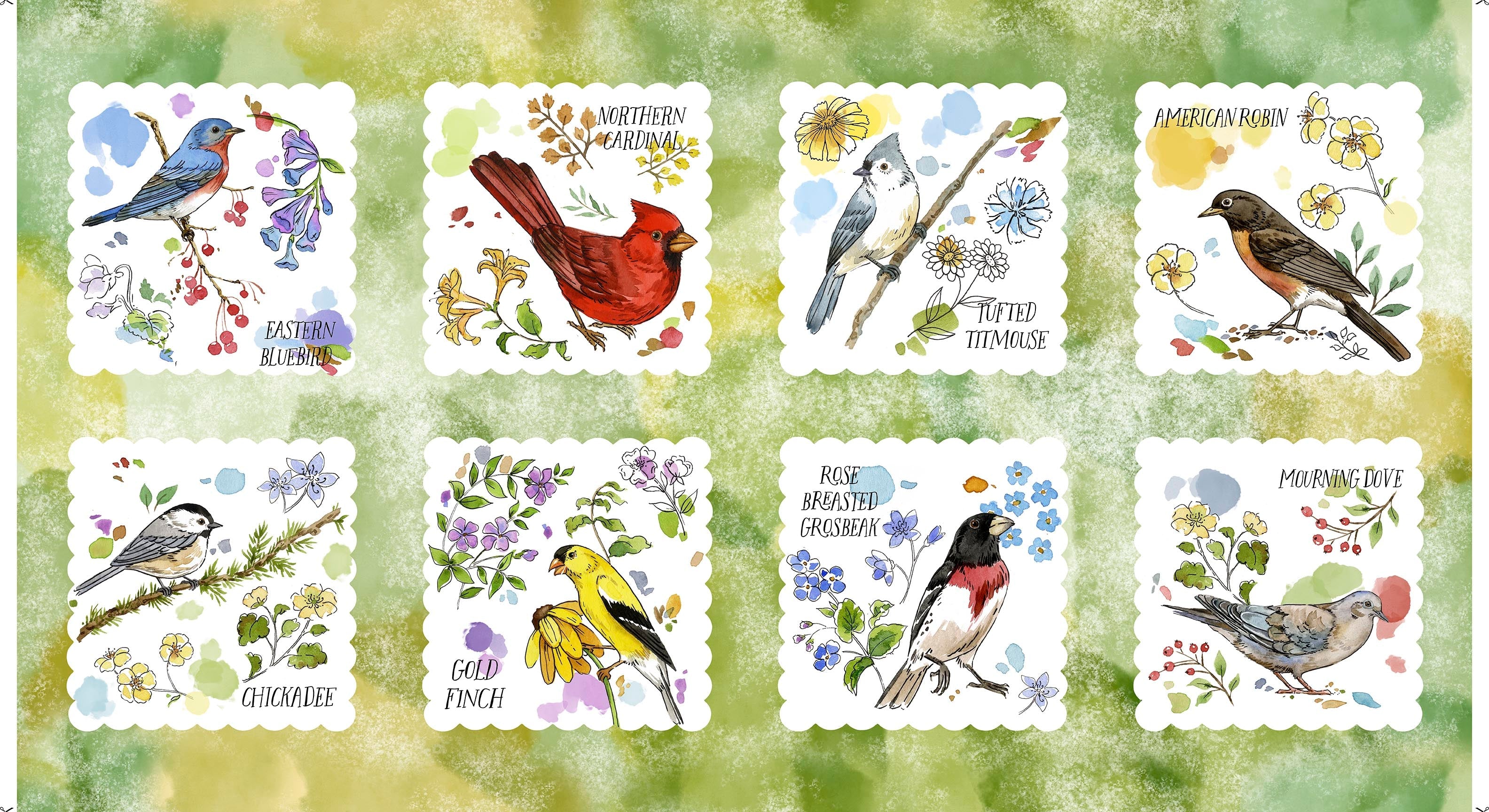 Drawn to Birds Bird Picture Patches 31134-H