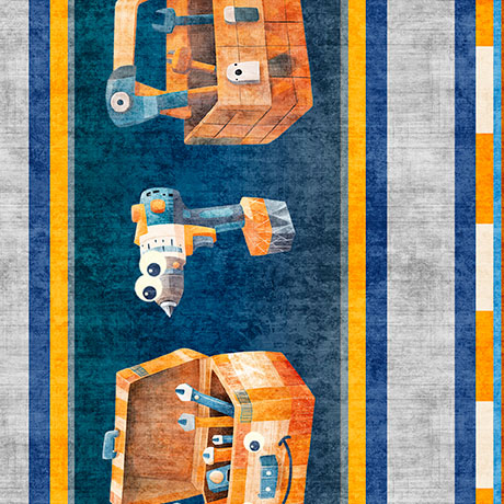 Build It Construction Animal Border Stripe 31281-X