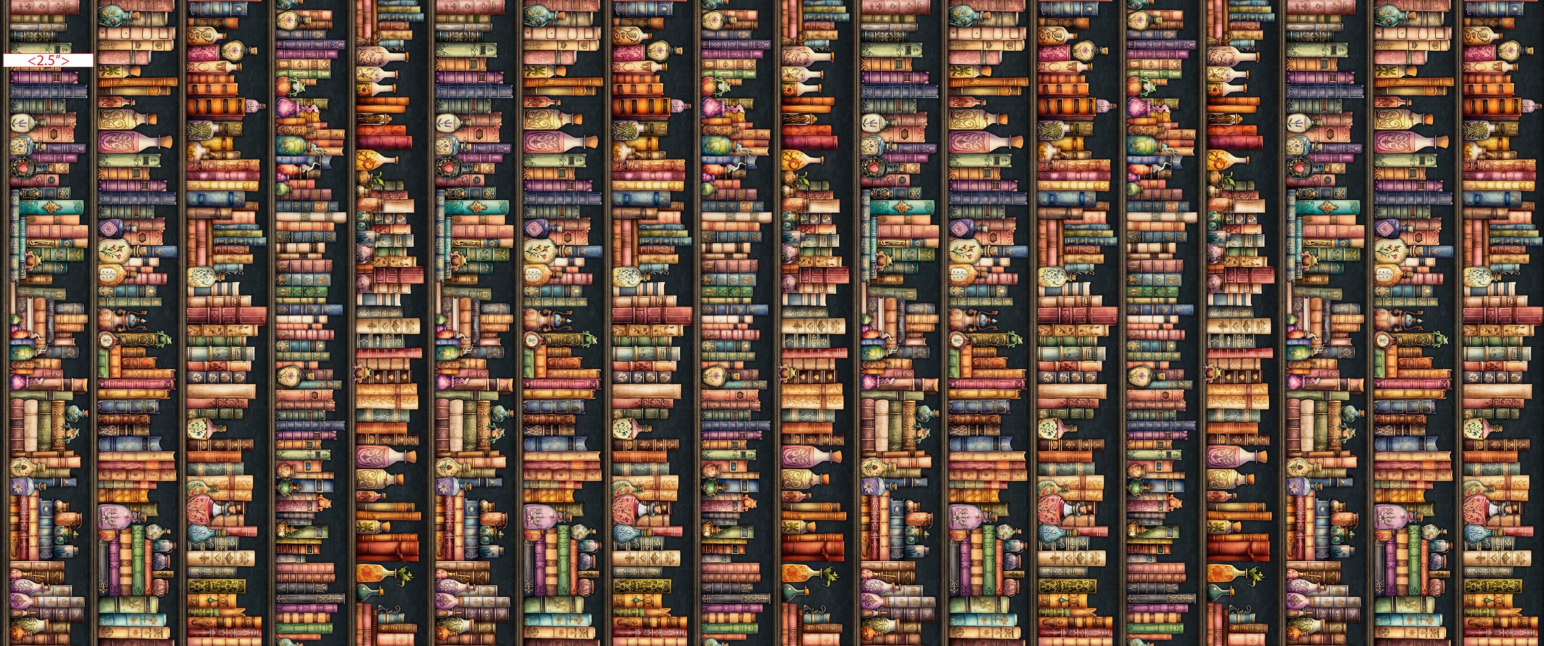 Witchypoo Bookshelf Stripe 31937-X measurements