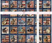 Load image into Gallery viewer, American Country Picture Patch Panel 31991-N