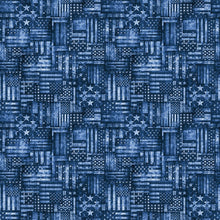 Load image into Gallery viewer, American Country Flag Patchwork 31995-B Blue