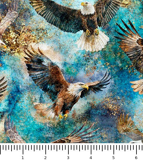 Skyward Eagles 32006-Q with inch ruler for scale