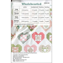 Load image into Gallery viewer, Wholehearted Quilt Pattern