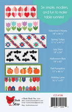 Load image into Gallery viewer, Modern Holiday Table Runners Pattern