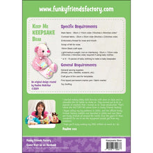 Load image into Gallery viewer, Funky Friends Factory - Keep Me Keepsake Bear