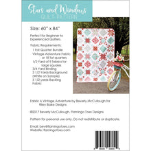 Load image into Gallery viewer, Stars and Windows Quilt Pattern