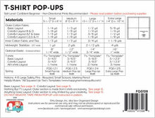 Load image into Gallery viewer, T-Shirt Pop-Ups