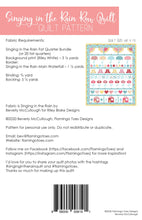 Load image into Gallery viewer, Singing in the Rain Quilt Pattern