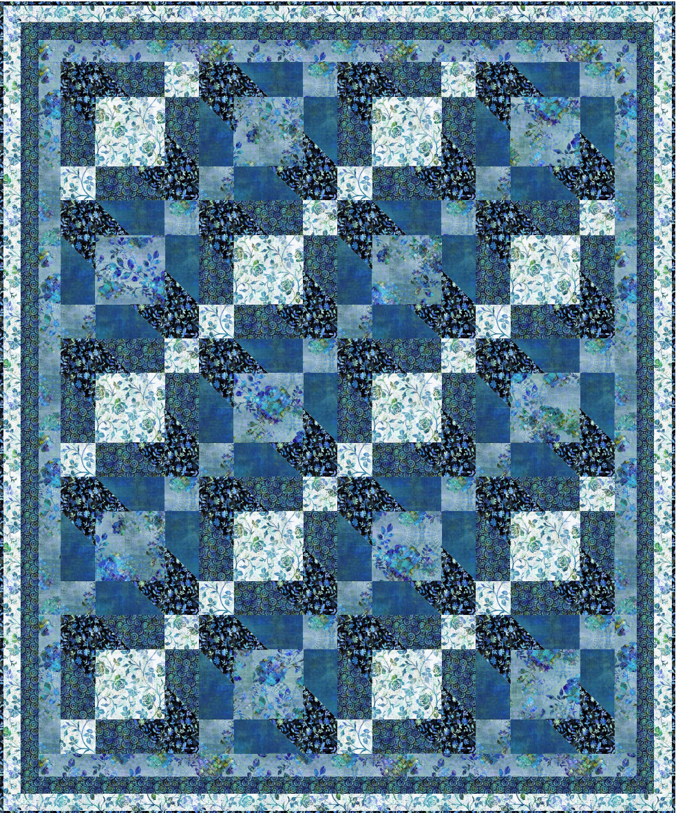 Halcyon Fabric Quilt Kit using Spectrum Pattern – Lala and Mer