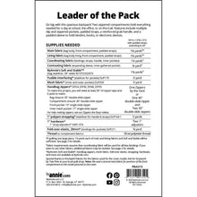 Load image into Gallery viewer, Leader of the Pack Pattern ByAnnie