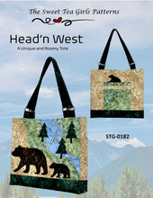 Load image into Gallery viewer, Head'n West Tote Pattern