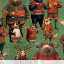 Load image into Gallery viewer, Christmas Party Animals - Party Animal Allover 30402-G