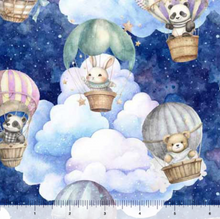 Load image into Gallery viewer, Oh the Places Animals/Hot Air Balloons 30666-W