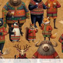 Load image into Gallery viewer, Christmas Party Animals - Party Animal Allover 30402-A