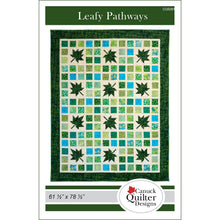 Load image into Gallery viewer, Leafy Pathways Quilt Pattern
