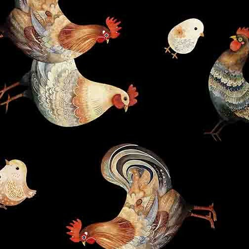 Poultry in Motion Hens & Chicks 30843-J