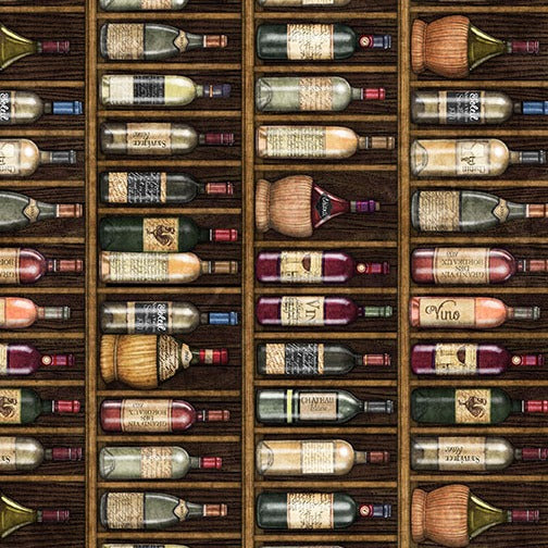 Cork & Barrel Wine Bottle Stripe 31170-X