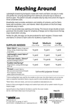 Load image into Gallery viewer, Meshing Around Pattern ByAnnie