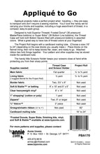 Load image into Gallery viewer, Applique to Go Pattern ByAnnie