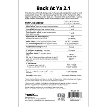 Load image into Gallery viewer, Back At Ya 2.1 Pattern ByAnnie