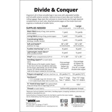 Load image into Gallery viewer, Divide and Conquer Pattern ByAnnie