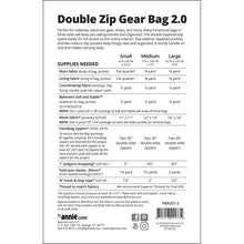 Load image into Gallery viewer, Double Zip Gear Bag 2.0 Pattern ByAnnie