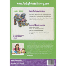 Load image into Gallery viewer, Funky Friends Factory - Randy Rhino