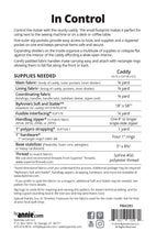 Load image into Gallery viewer, In Control Pattern ByAnnie