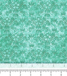 In Stitches Stiched Floral 30661-H with inch ruler for scale