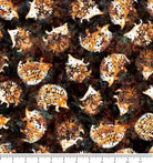 Wild Wood Hedgehogs 30897-A with inch ruler for scale