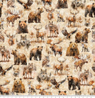 Mountain Splendor Lodge Animals 31582-A with inch ruler for scale