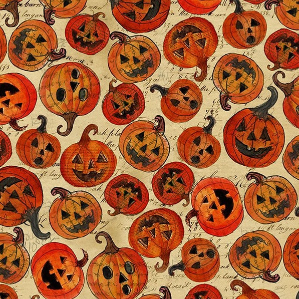 Emerald Hollow Y4828-58 Pumpkins Light Butter