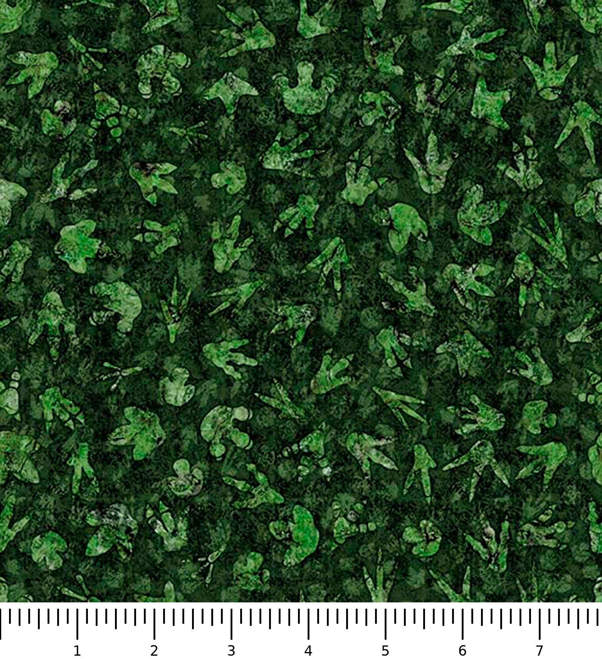 Savage Kingdom Dino Tracks 31738-F Forest with inch ruler for scale