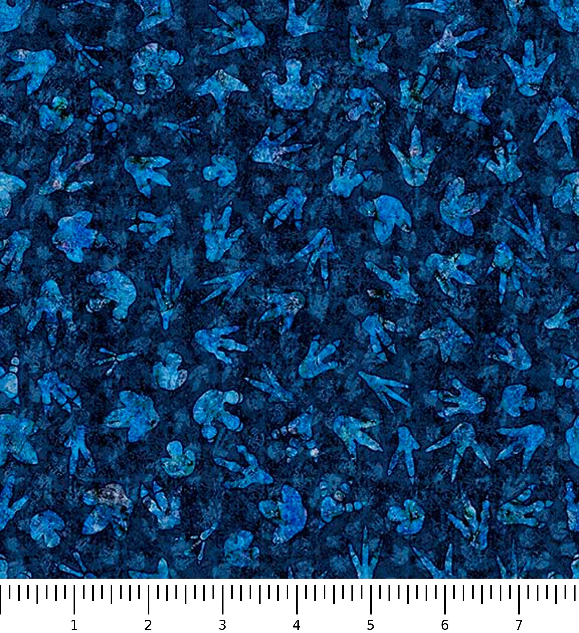 Savage Kingdom Dino Tracks 31738-Y Royal with inch ruler for scale