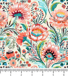 Exotica Mixed Floral 31277-E with inch ruler for scale