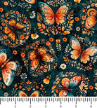Harvest Hollow Butterflies 31986-Q with inch ruler for scale