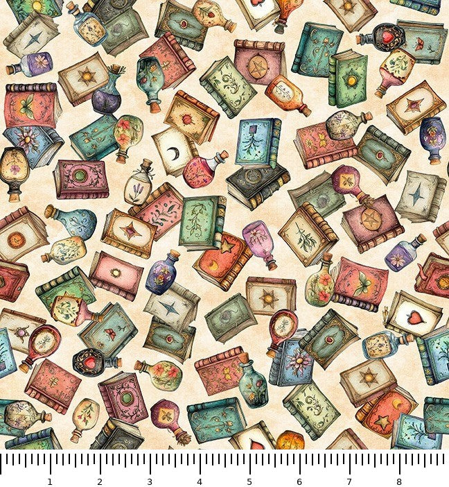 Witchypoo Books Toss 31939-E with inch ruler for scale