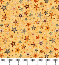 Load image into Gallery viewer, A Haunting We Will Go Stars &amp; Moons 31948-O with inch ruler for scale
