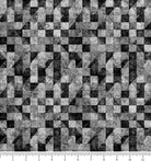 A Haunting We Will Go Checkerboard Geo 31950-K with inch ruler for scale