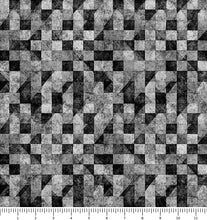 Load image into Gallery viewer, A Haunting We Will Go Checkerboard Geo 31950-K with inch ruler for scale
