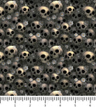 Witchypoo Skulls 31940-K with inch ruler for scale