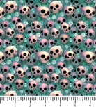 Witchypoo Skulls 31940-Q with inch ruler for scale