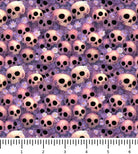 Witchypoo Skulls 31940-V with inch ruler for scale