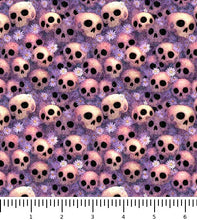 Load image into Gallery viewer, Witchypoo Skulls 31940-V with inch ruler for scale
