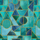Ebb & Flow Sea Glass 54028DM-1 Aqua